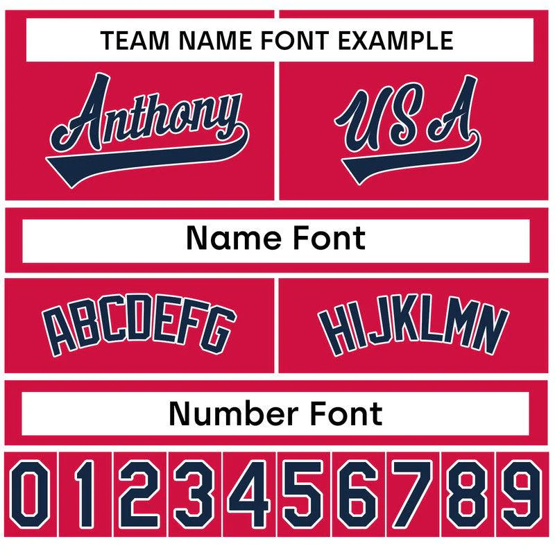 Custom White Red-Black Authentic Classic Baseball Jersey